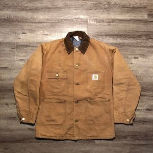 Vintage Mens blanket lined Carhartt Chore Coat
